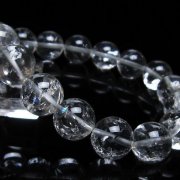 アイリスクォーツ 虹入り レインボー水晶 ブレスレット 12mm [T303-1429]