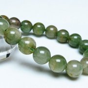 グリーンラビットヘアルチルクォーツブレスレット 12mm [t308-2485]
