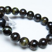 ミックスタイガーアイブレスレット 12mm [t31-6182]
