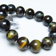 ミックスタイガーアイブレスレット 16mm [t31-6209]