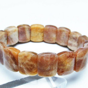 オレンジムーンストーンバングル