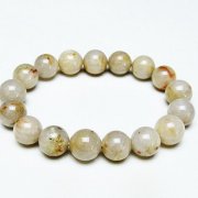 64274】ピンクラビットヘアルチルクォーツ 12.4mm ブレスレット