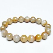 ラビットヘアールチルブレスレット 12mm [T316-1933]