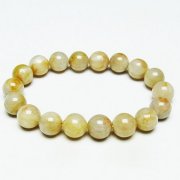 ラビットヘアールチルブレスレット 12mm [T316-1939]