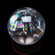 虹入りヒマラヤ水晶丸玉28mm