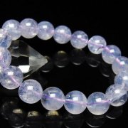 スコロライト（ラベンダークォーツ）ブレスレット 12mm [t352-1703]
