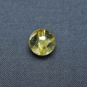 ゴールドタイチンルチル入り水晶丸玉 10mm [t355-1191]