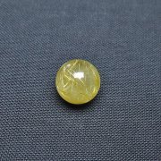 ゴールドタイチンルチル入り水晶丸玉 10mm [T355-1225]