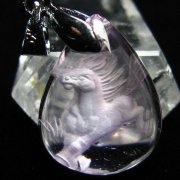 高品質 エイリアンアメジスト ペンダント◇ アメジスト ペンダントトップ 8x10mm #TP1000 - プレミアム