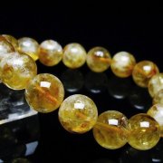 虹入りシトリンブレスレット12mm