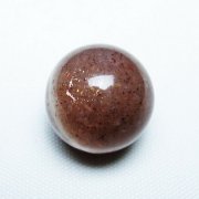 オレンジ ムーンストーン 丸玉 15mm [T371-3184]