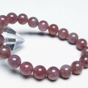 ローズクォーツブレスレット 10mm [T373-6493]
