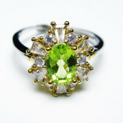 ペリドット指輪(14号)