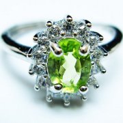 ペリドット指輪(14号)[T382-4579]