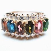 インカローズ(ロードクロサイト)バングル[T67-3541]