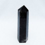 モリオン 純天然 黒水晶 六角柱 [t401-4602]