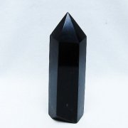 モリオン 純天然 黒水晶 六角柱 [t401-4762]