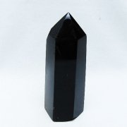 モリオン 純天然 黒水晶 六角柱 [t401-4790]