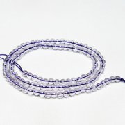 アメジスト一連 4mm ビーズ [t438-5519]