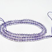 アメジスト一連 4mm ビーズ [t438-5520]