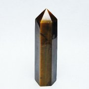 タイガーアイ※黄虎目石六角柱