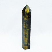 ☆超大型 激レアサイズ☆素敵な色合いと模様☆アイアンタイガーアイ 六角柱 天然石 パワーストーン 天然石 タイガーアイ※黄虎目石六角柱[T443-4485]