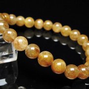 ゴールドタイチンルチルブレスレット 8mm [t473-5099]