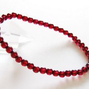 キャンディピンクガーネットブレスレット 4mm [t483-7973]