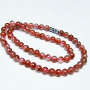 ストロベリークォーツネックレス 6mm [T489-1551]