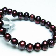 真珠 パール ミックスビーズ ブレスレット 10mm [T491-1529]