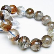 虹入りヒマラヤ水晶丸玉 24mm [T317-4146]