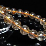 パワーストーン 天然石 ブルーストロベリークォーツ水晶ブレスレット