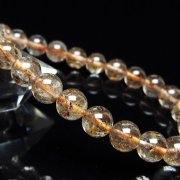 ガーデン水晶 ルチル入り ブレスレット 8mm [t50-10364]