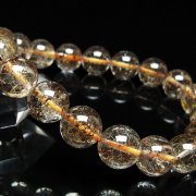 ガーデン水晶 ルチル入り ブレスレット 11mm [t50-10381]