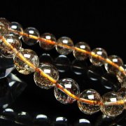 ガーデン水晶 ルチル入り ブレスレット 11mm [t50-10386]
