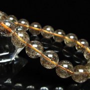 ガーデン水晶 ルチル入り ブレスレット 11mm [t50-10393]