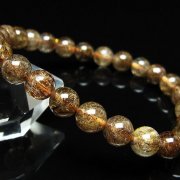 ガーデン水晶 ルチル入り ブレスレット 7mm [t50-10466]