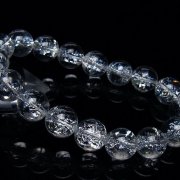 アイリスクォーツ 虹入り レインボークラック水晶 ブレスレット 13mm [T502-8947]