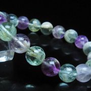 エンジェルフェザーフローライトブレスレット10mm