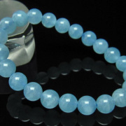 パワーストーン 天然石 アクアマリンブレスレット 8mm [T537-14198]