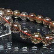 赤プラチナルチルブレスレット 12mm [t545-10594]