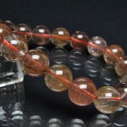 赤プラチナルチルブレスレット 12mm [t545-10613]