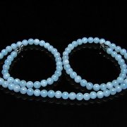 アクアマリンネックレス 4mm [t556-3577]