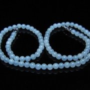 アクアマリンネックレス 4mm [t556-3735]
