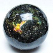 天然石 ＊ 丸玉 ラブラドライト お守り 置物 約97mm 天然石 ＊ 丸玉 ラブラドライト お守り 置物 約97mm 天然石