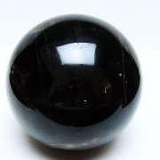 1.3Kgモリオン 純天然 黒水晶 丸玉 100mm [t572-11604]