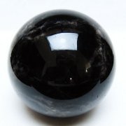 1.3Kgモリオン 純天然 黒水晶 丸玉 97mm [t572-11618]