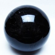 1.8Kgモリオン 純天然 黒水晶 丸玉 113mm [t572-12051]