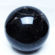 4.4Kgモリオン 純天然 黒水晶 丸玉 150mm [t572-12075]