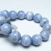 ブルーレースアゲートブレスレット 16mm [t58-7190]